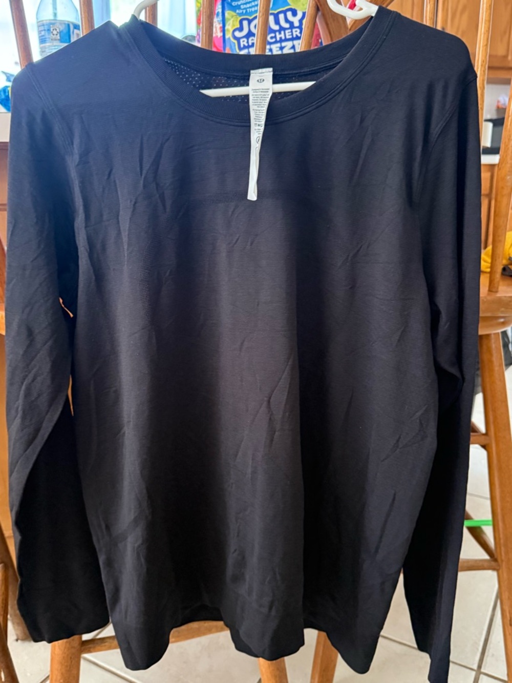 lululemon athletica Black Long-Sleeve Crew Shirt